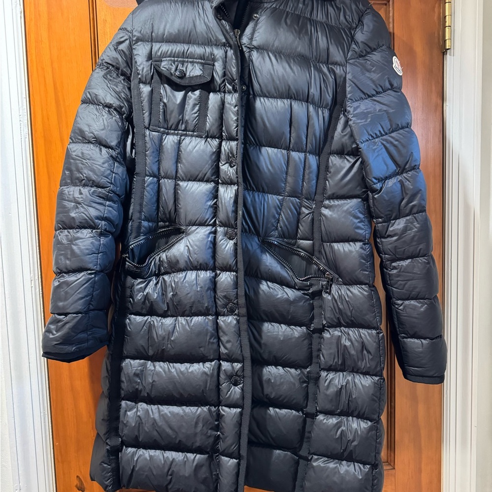 Moncler Black Quilted Down Jacket